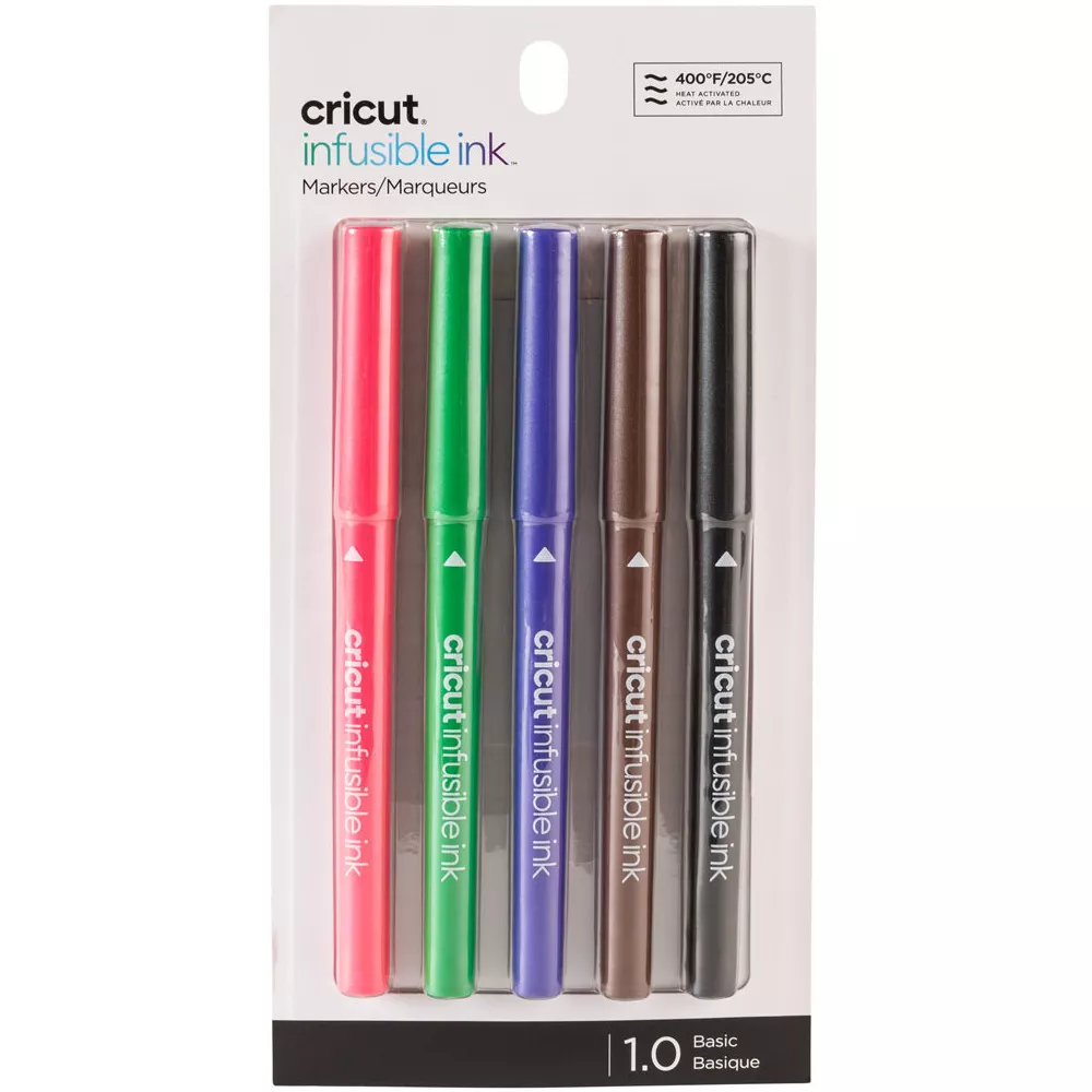 Cricut 2006256 Infusible Ink Stifte (1,0 mm), Standardfarben